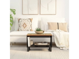 Vidaxl Mesa De Centro 60x50x40 Cm Madeira Recuperada Maciça