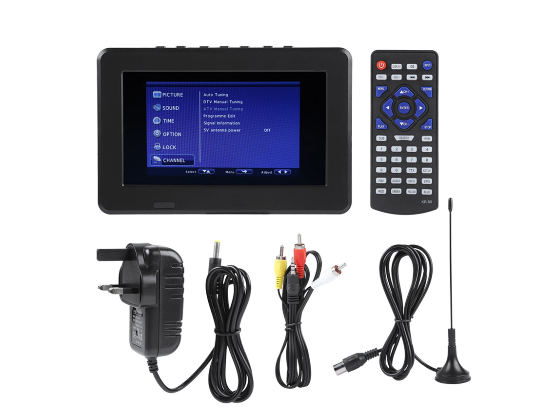 Tv Móvel Mini 7 Hd Digital Atsc Isdb