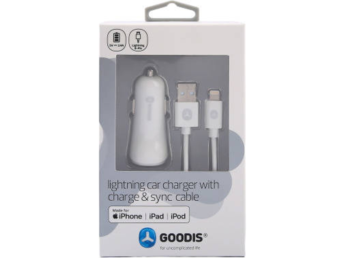 Adaptador GOODIS Auto Branco (Outlet Grade A)