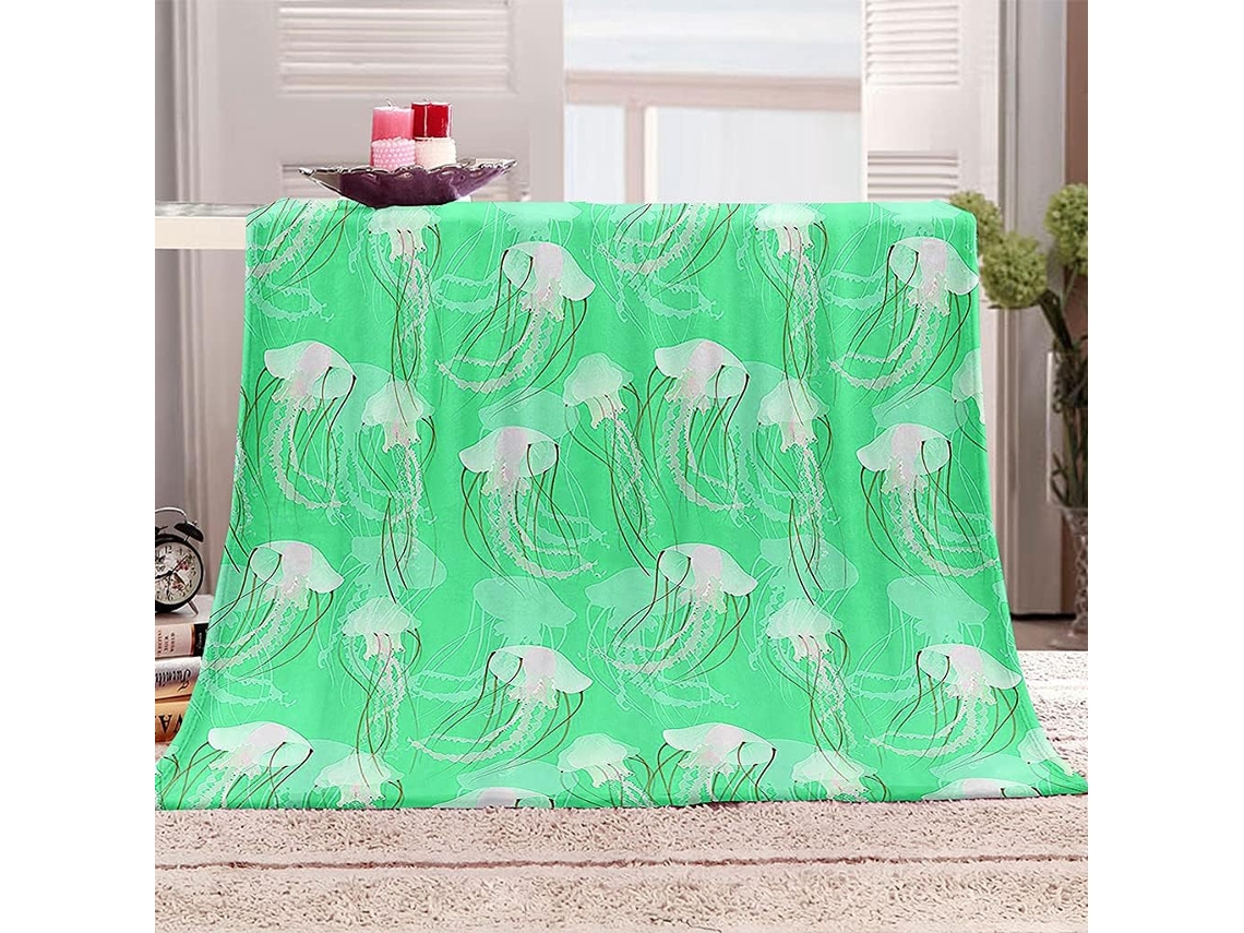 Manta Estampa de Água em Microfibra 150x200cm Respirável