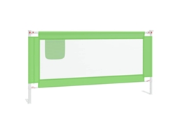 Conjunto 1 Grade De Cama Vidaxl Verde Tecido (180 X 25 X 95 Cm)