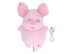 Primerox brinquedo Porco Falante Pelúcia Macio Interativo com Orelhas Móveis para Crianças Rosa