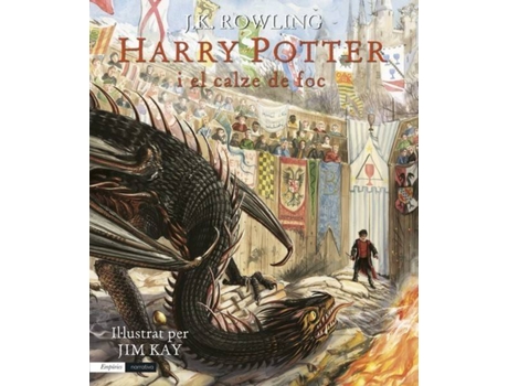 Livro Harry Potter I El Calze De Foc de J.K. Rowling (Catalão)