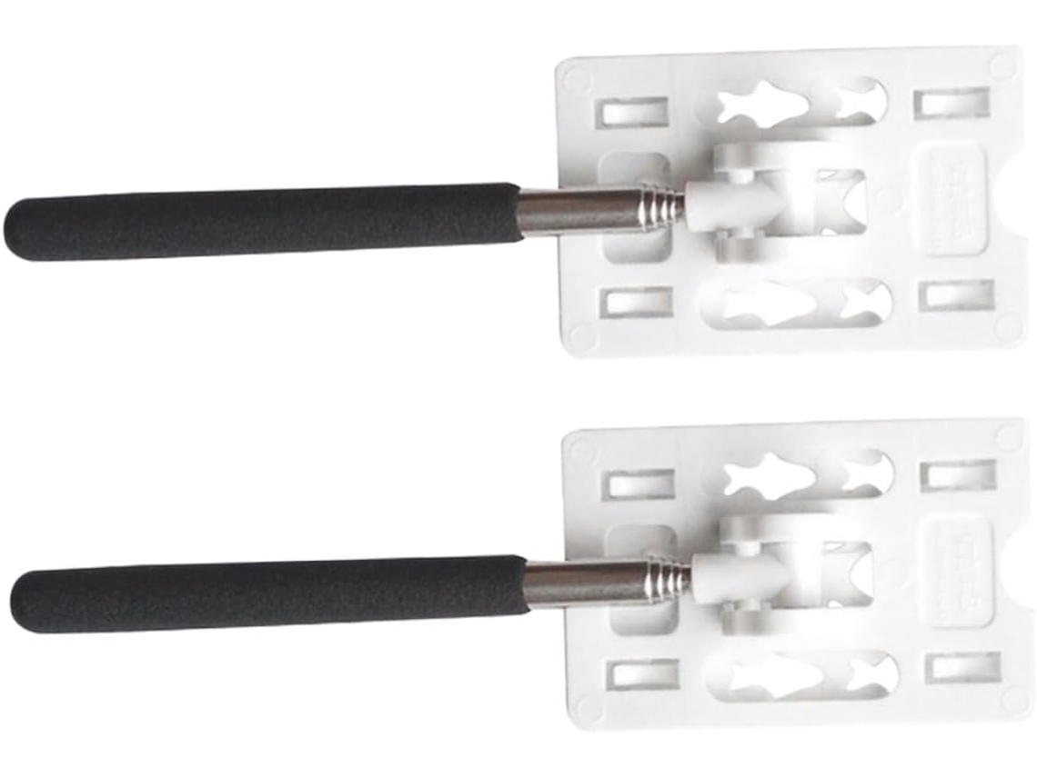 Suporte Para Veículo Pedágio Etiqueta Em Aço Inoxidável 304 E Abs, Conjunto Com 2 Peças.