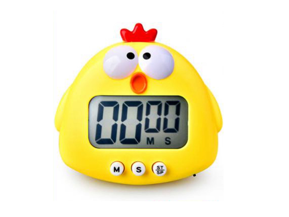 Temporizador Reloj Alarma Digital Cocina Preciso Cronometraje Para Hogar Estudiantes Amarillo