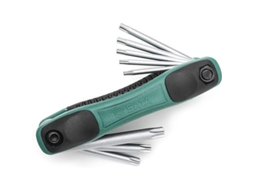 2026altiro-conjunto De Chaves Torx Plegáveis 8 Peças T9-t40 Com Aço Temperado E Grip Confortável
