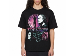Rockinstone The Crow Movie Gradient Collage Black Adult T-shirt Size:xl