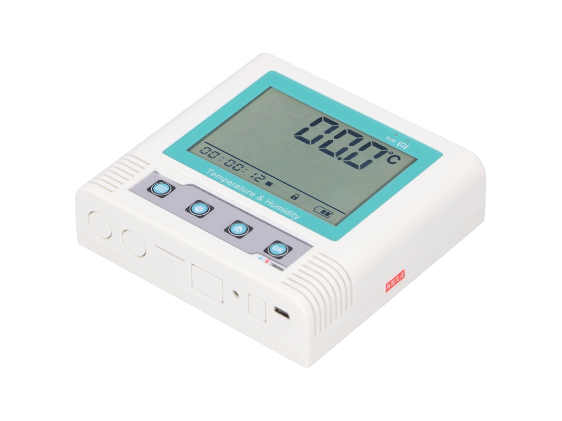 Laxiscreed Data Logger De Temperatura Com Usb E Visor Lcd Para Monitoramento Confiável