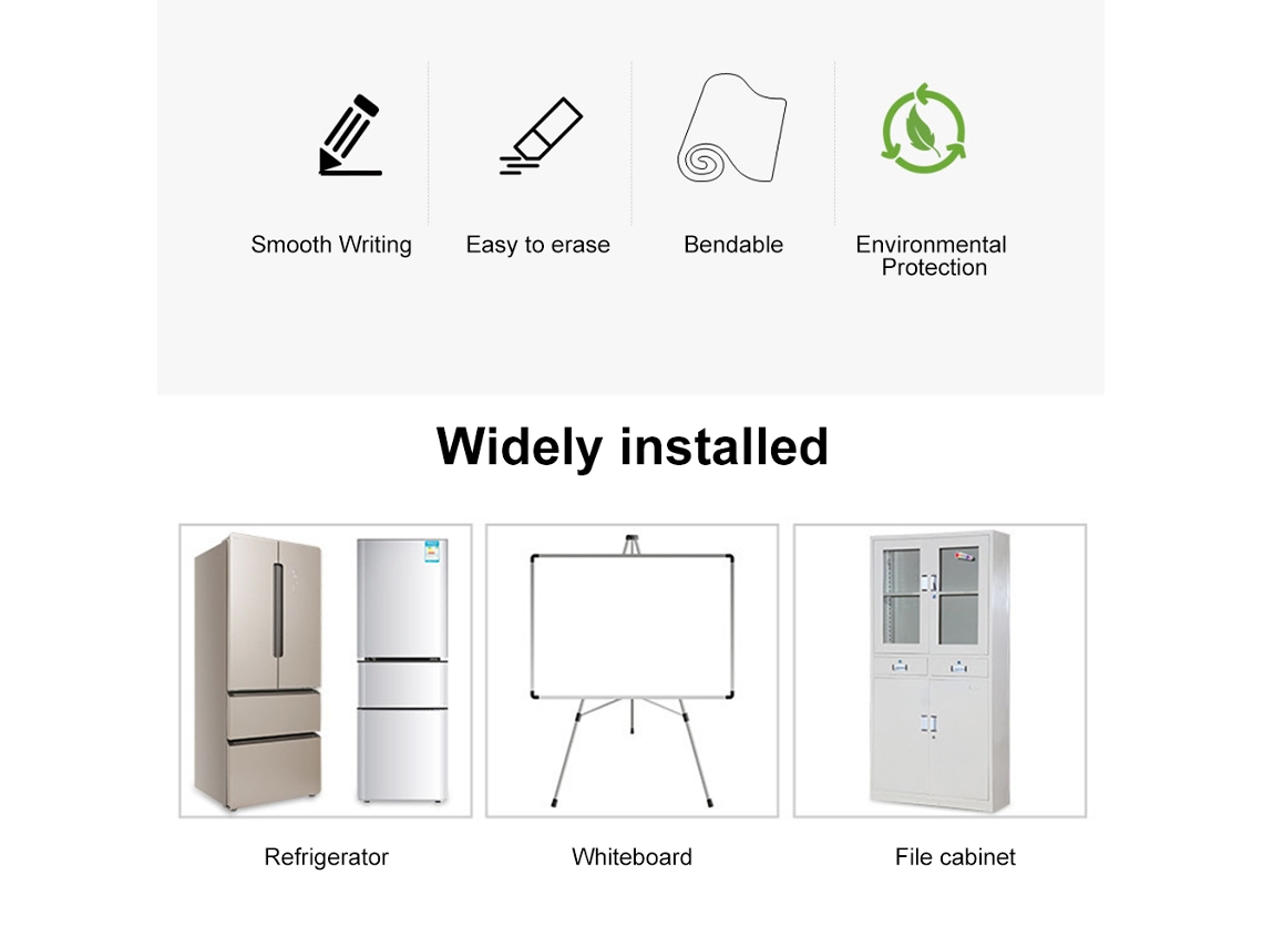 Quadro Branco Magnético para Geladeira com Planejador Semanal e Mensal | S/MARCA