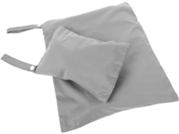 Conjunto de 2 Bolsas para Fraldas Impermeáveis e Laváveis, Ideais para Viagens e para Guardar Roupas. CHABERLU