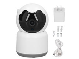 Câmera de Monitoramento para Bebê, Wi fi, Visão Noturna, Áudio Bidirecional, Plugue Americano AQUAFORGE