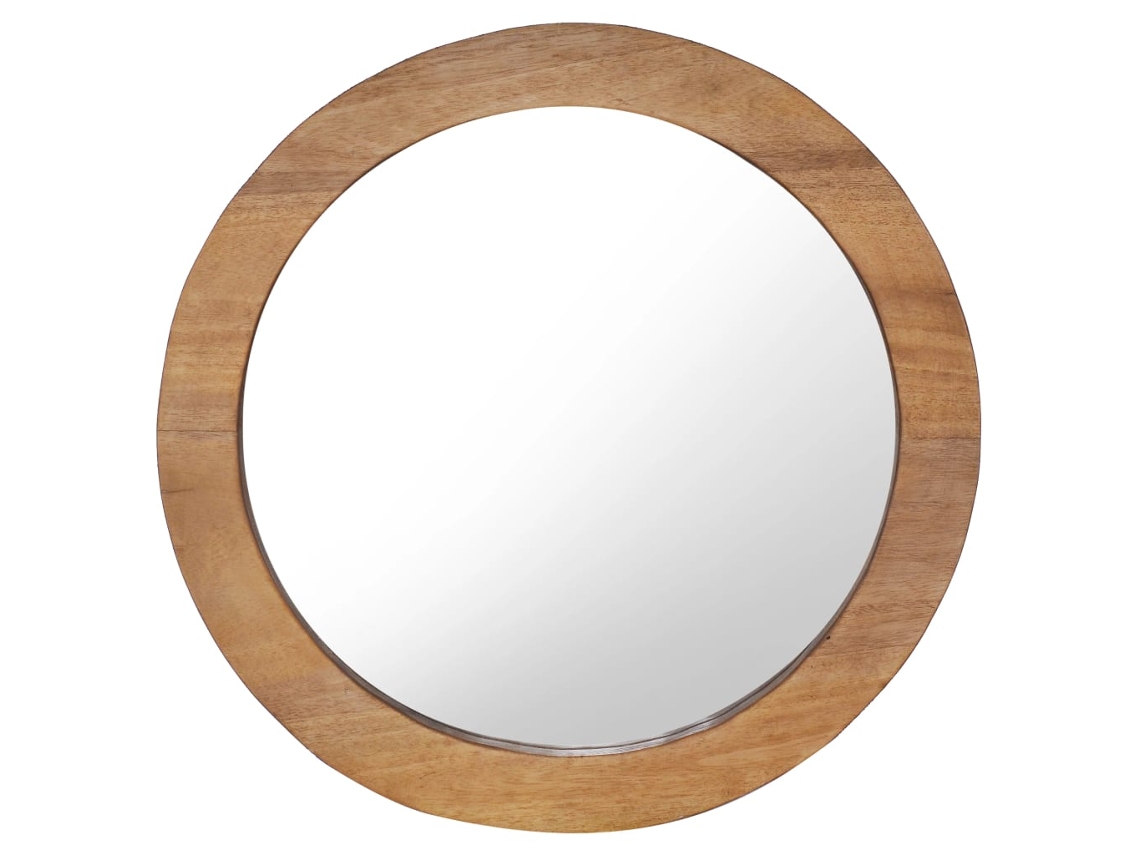 Mirror, Mirrors Vidaxl Marrom Teca (φ 60 Cm)