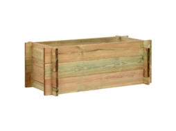 Vidaxl Canteiro Elevado Jardim 80 Cm Pinho Impregnado