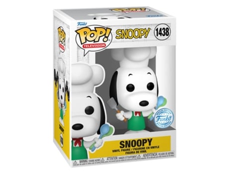 Figura Funko PEANUTS Snoopy com Traje de Chef Exclusiva Us Pop! Vinyl