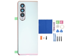 Mali kit de Substituição de Vidro Traseiro com Lente de Câmera e Fita Pré instalada para Z Fold 3 5g Sm F926 Prata