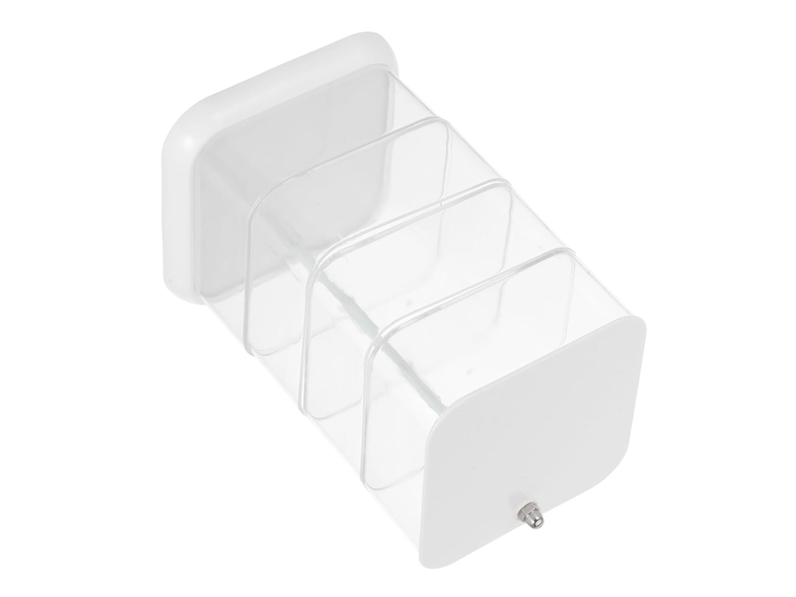 Caixa giratória GOKOCO, para joias, transparente, com múltiplas camadas, para colares, brincos