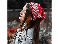 Peças Bandanas Cabelo Florais Elásticas Turbans Chifon Fichas Mulheres