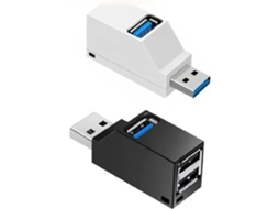 Hub Usb 3.0 De 3 Portas, 5 Gbps, Para Laptop, Pc E Mac (hub Preto)
