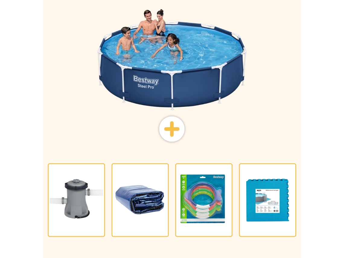 Bestway Piscina Bestway Steel Pro Redonda - 305x76 Cm - 5-peças S229