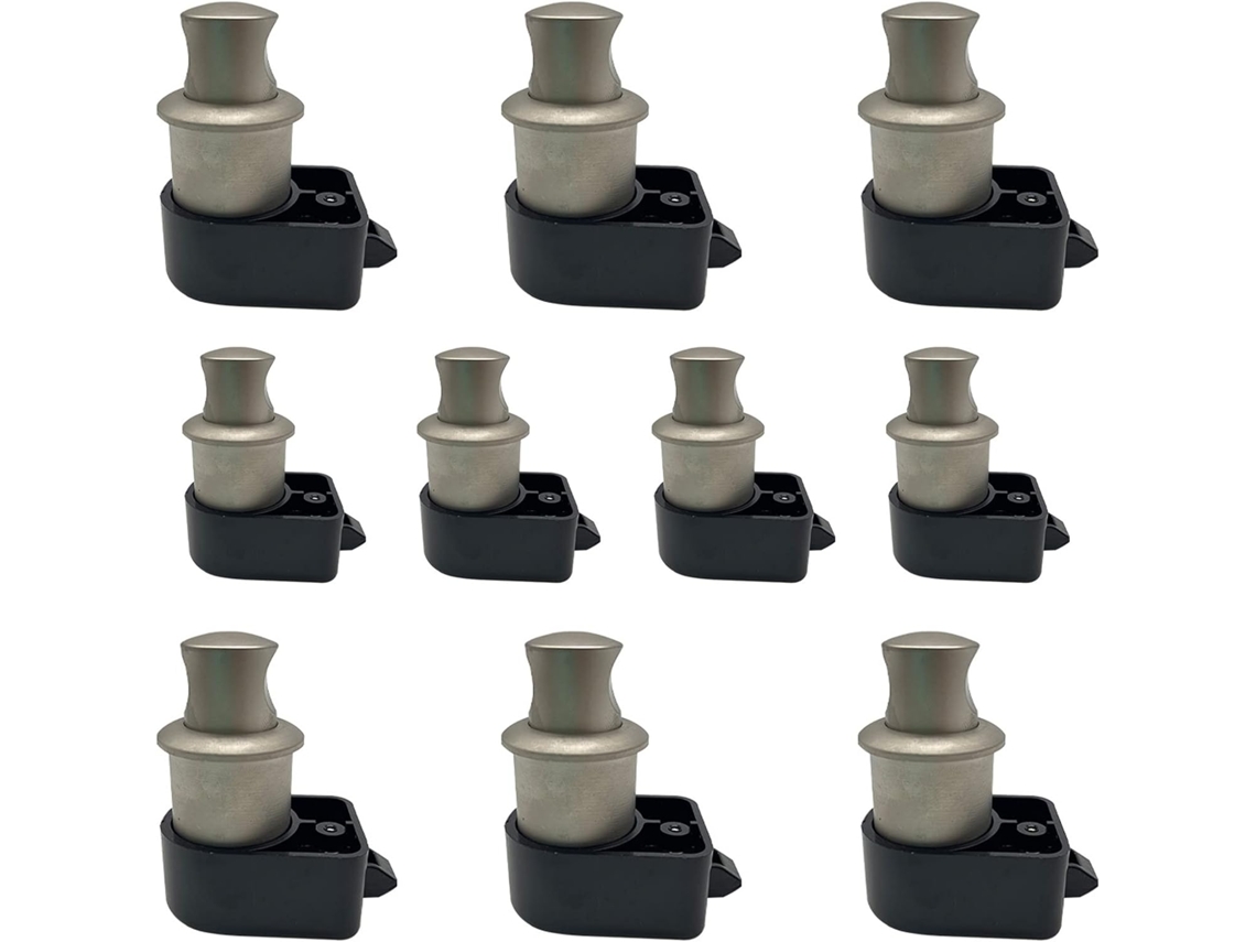 Pacote Com 10 Travas De Pressão Portas Armários, Com Botão De Pressão Sem Chave, Portas De 18a 25mm Espessura