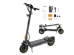 Ausom K20 Pro Trotinete Elétrica 60km/h//motor Duplo 2800w//autonomia Até 90km//bateria 864wh//suspensão Dupla//nfc//travões De Disco E-abs