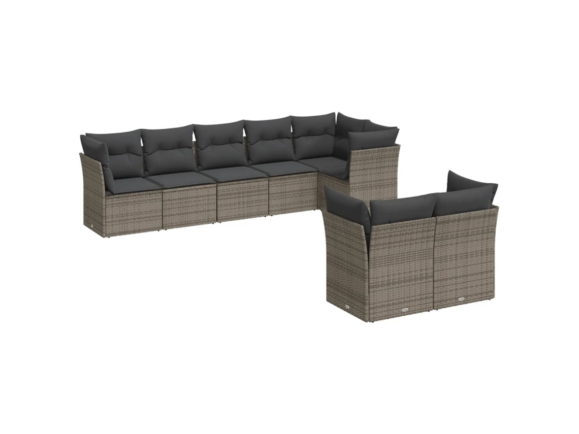 Garden Sofa Set, Garden Sofa Sets Vidaxl Cinzeto Rattan / Vime (n/a)