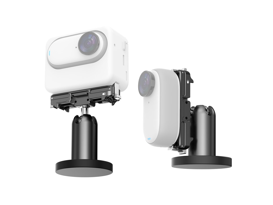 Soporte De Liberação Rápida Para Insta360 Go3, Adaptador Magnético E Adaptador De Tripé Para Go3