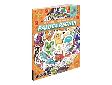 Livro Pokemon The Official Sticker Book Of The Paldea Region de Pikachu Press (Inglês)