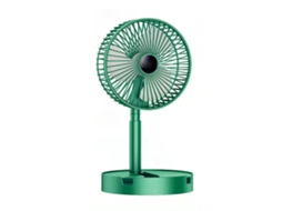 Ventilador Portátil Usb Bateria 1200mah Silencioso Verde