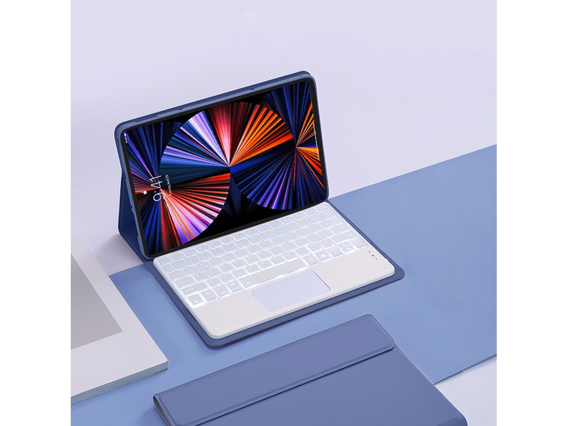 Capa Teclado Para Xiaomi Pad 7s Pro 12,5 Polegadas, Com Teclado Touch Backlit (roxo Escuro) Cuich (2025)
