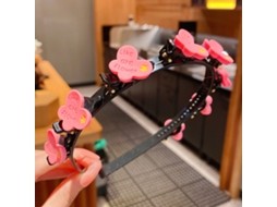 2026 diadema para Meninas com Belo Pingente de Borboleta Rosa para Viagens e Vida Diária