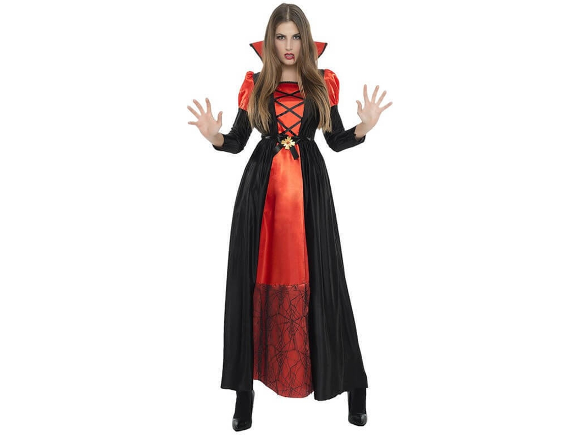Fato de Mulher DISFRAZZES Vampira Comprido (Tam: S)
