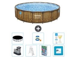 Bestway Piscina Bestway Power Steel Redonda - 549x122 Cm - 8-peças S570