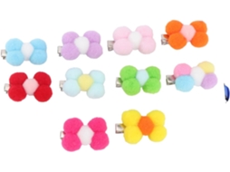 Conjunto De 10-mini Presilhas Cabelo Cães E Gatos, Laços Resistentes E Elegantes, Acessórios De Moda Cães E