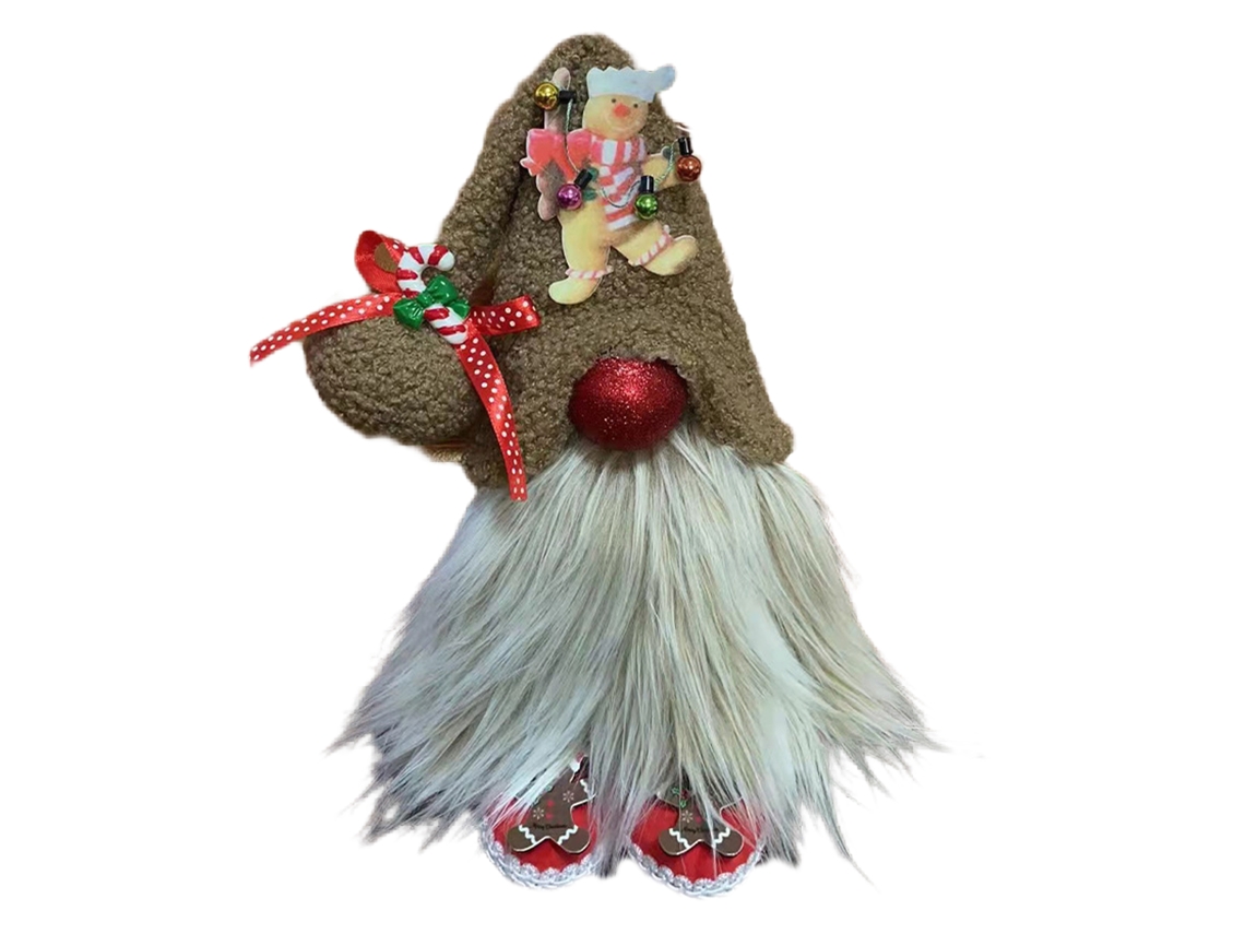 Boneco Gnomos Festival De Biscoito De Gengibre Decoração De Mesa Em Camadas