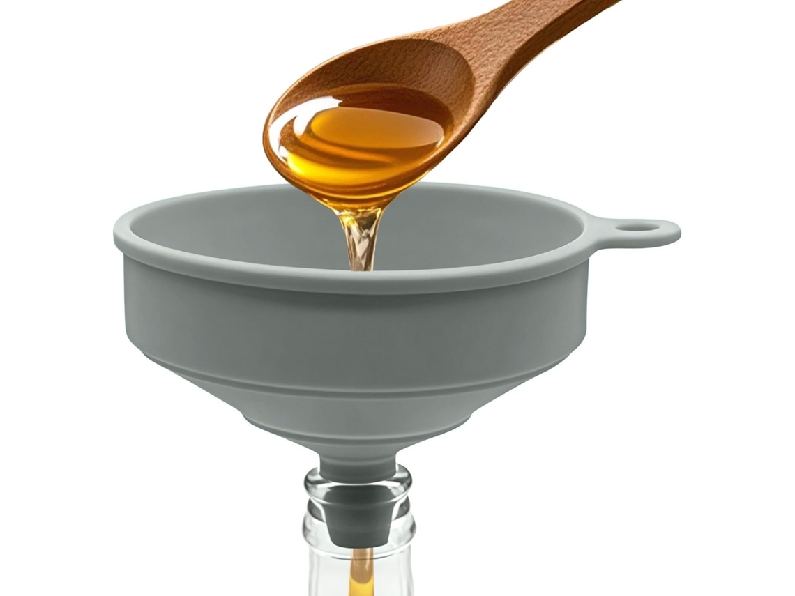 Funis De Cozinha Silicone Flexíveis, Dobráveis E Largos
