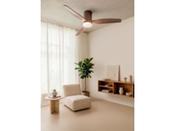 Create - Wind Calm - Ventilador De Teto Silencioso De 40 W Com Pás Técnicas Em Abs De Vários Tamanhos