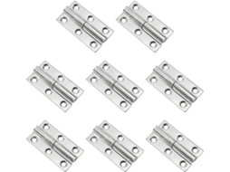 Conjunto De 8 Dobradiças Removíveis Em Aço Inoxidável, 64mm 2, 5pol, Ferragens Para Portas De Armário Em Aço Inoxidável