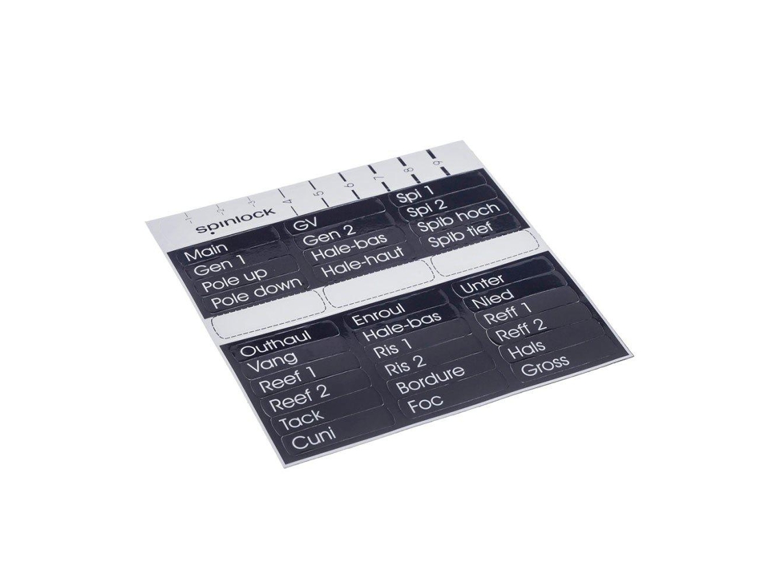 Spinlock Clutch Handle Labels