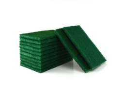 12 toalhas de limpeza reutilizáveis, verdes, 11,4x15,2 cm, escovas para pratos e grelhas S/MARCA