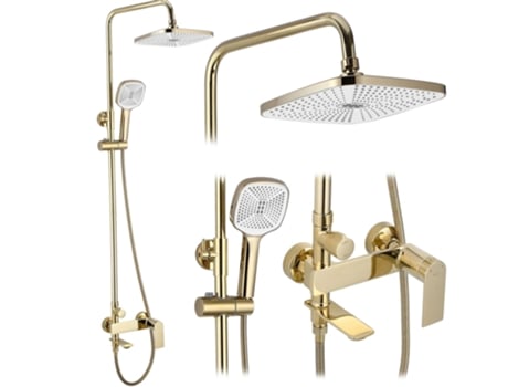 Conjunto De Chuveiro Rea My1902 78g Storm Gold