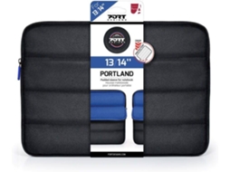 Mala para Portátil PORT DESIGNS Portland (13''/14'' - Preto)