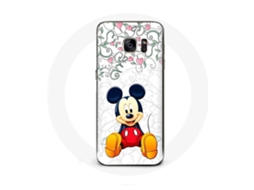 Capa para Samsung Galaxy S6 Flores do Mickey Mouse Corações