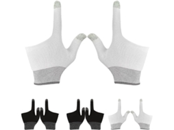 Conjunto Alipis Com 4 Pares De Dedeiras Táteis Para Jogo Pontas Grafeno Design Dois Dedos Maior Precisão E Uso Em Bilhar
