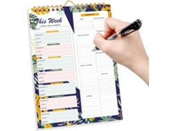 Planificador Hebdomadaire De Repas E Lista De Cursos – Carnet