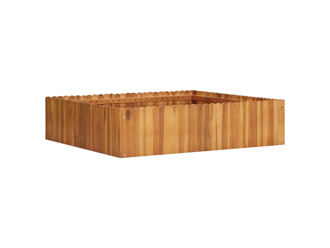 Raised Bed, Raised Beds Vidaxl Marrom Madeira (100 X 100 X 25 Cm)