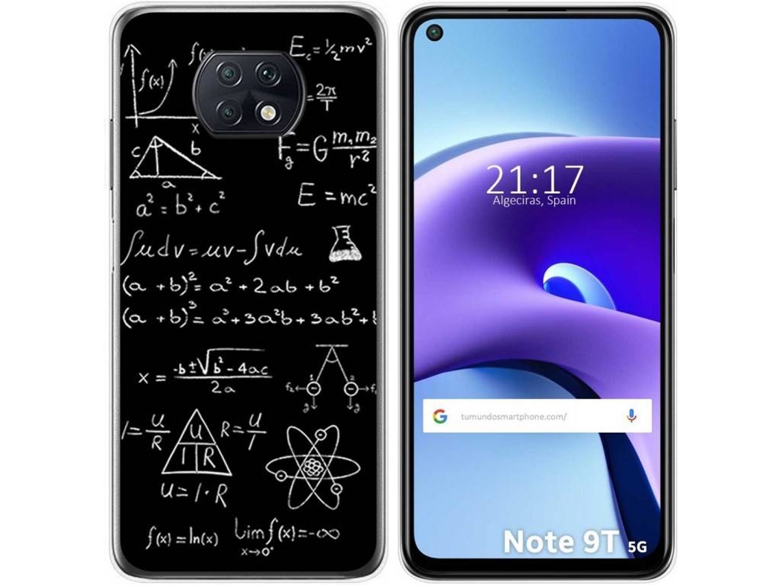 Capa Xiaomi Redmi Note 9T 5G TUMUNDOSMARTPHONE Formulas Multicor