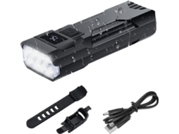 Buzina De Farol De Bicicleta Com 8 Leds Para Bicicleta E Bicicleta E Scooter