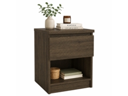 Mesa de Cabeceira Sil WELLHOME Mesa Lateral com Gaveta 41x40x50 Cm