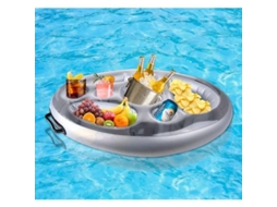 Suporte de copo inflável Nova Line com 8 buracos, flutuante, para piscina, praia, spa 2025 S/MARCA